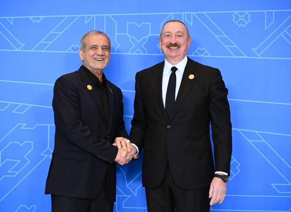 İlham Əliyev Məsud Pezeşkianın paylaşımına cavab verib