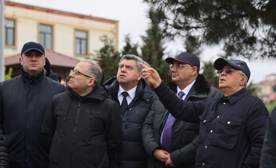 Kəmaləddin Heydərov Badamdarda sürüşmə sahəsinə gedib