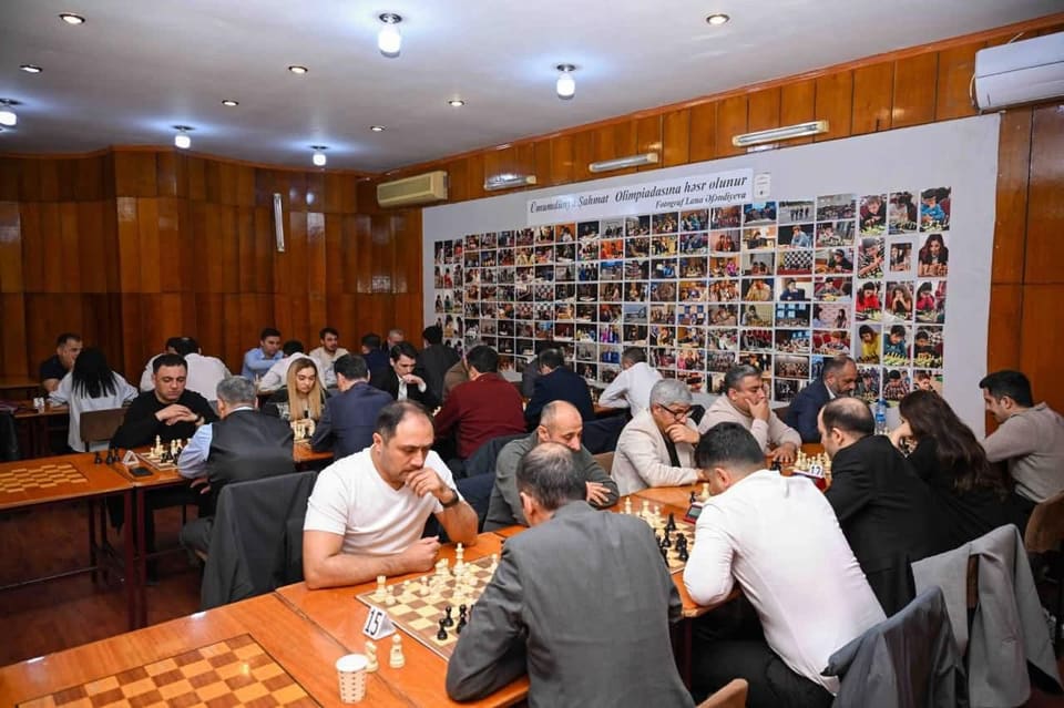 Dövlət qurumlarının əməkdaşları arasında şahmat yarışı keçirilib