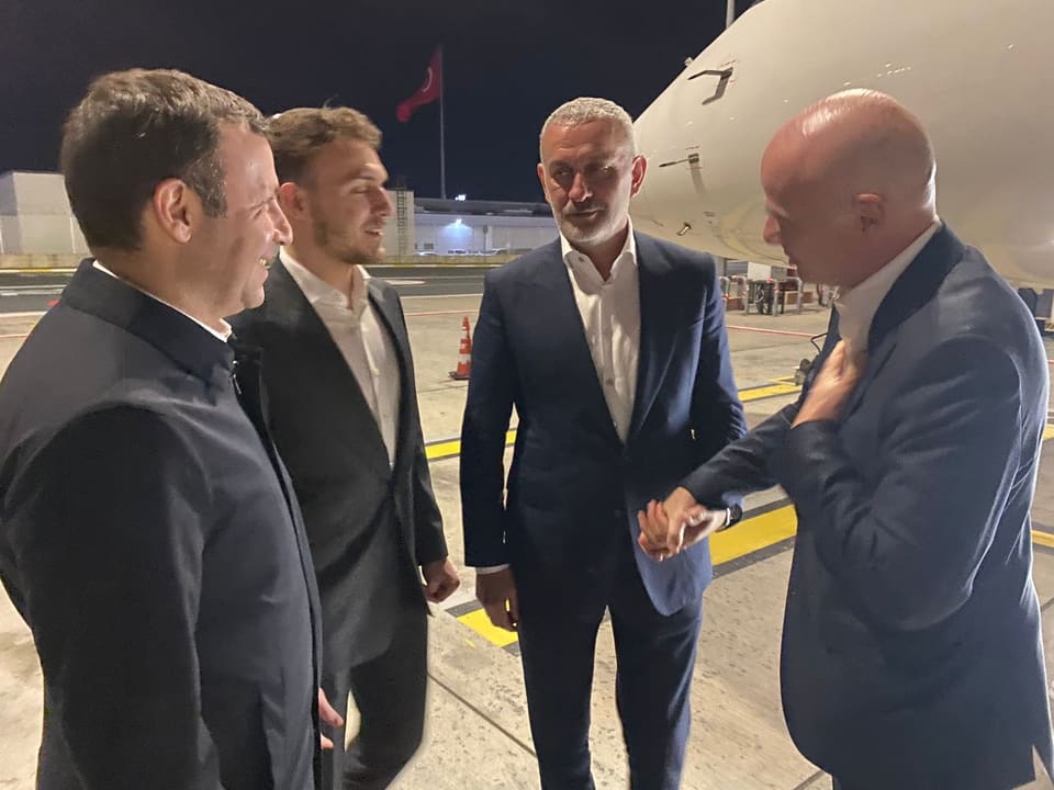 Canni İnfantino və Elxan Məmmədov Türkiyəyə səfər edib