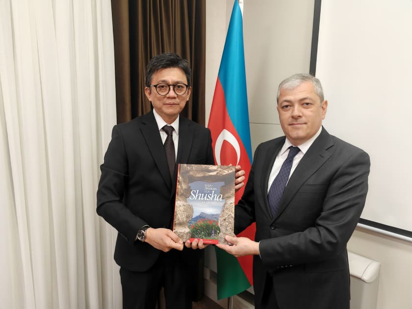 İndoneziya səfiri Şuşada aparılan bərpa-quruculuq işləri barədə məlumatlandırılıb