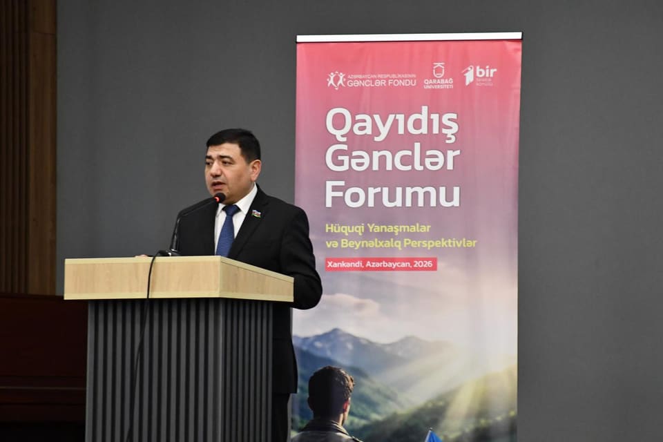Xankəndidə "Qayıdış: Gənclər Forumu - Hüquqi Yanaşmalar və Beynəlxalq Perspektivlər" mövzusunda tədbir keçirilib - FOTOLAR