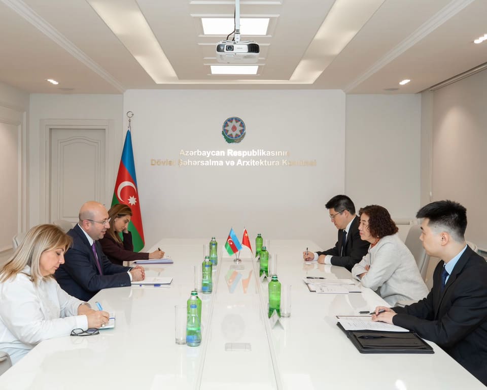 Azərbaycan və Çin arasında dayanıqlı şəhərsalma üzrə əməkdaşlıq müzakirə edilib