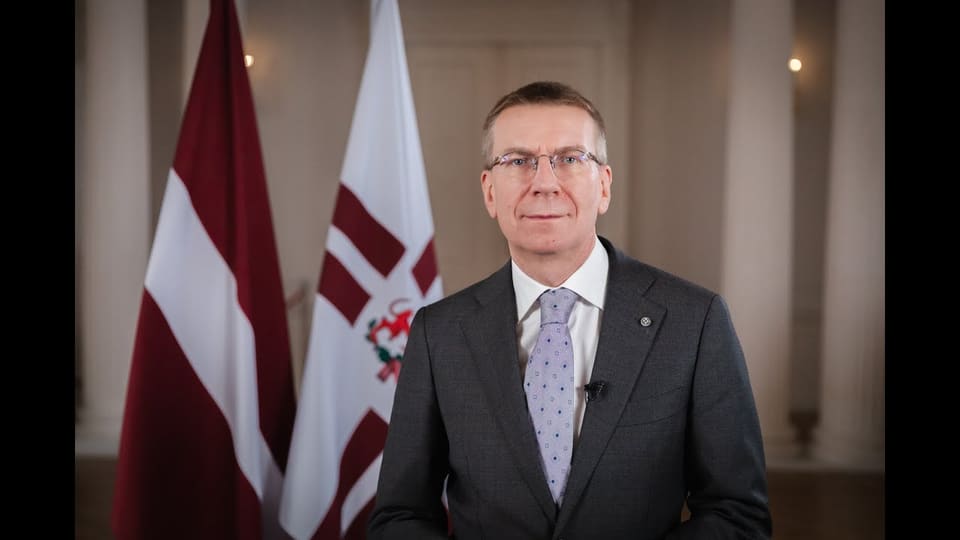 Latviya Prezidenti Edqars Rinkeviçs Heydər Əliyev Mərkəzində olub