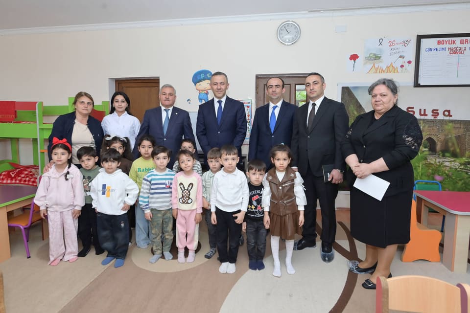 Mətin Kərimli Tərtərdə tədris prosesini izləyib