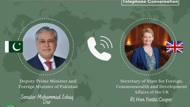 Pakistan və Böyük Britaniya XİN rəhbərləri regional vəziyyəti müzakirə ediblər