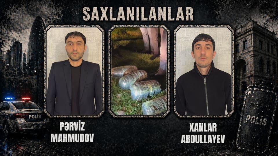 Oğuzda saxlanılan narkokuryerlərdən 13 kq marixuana aşkarlanıb