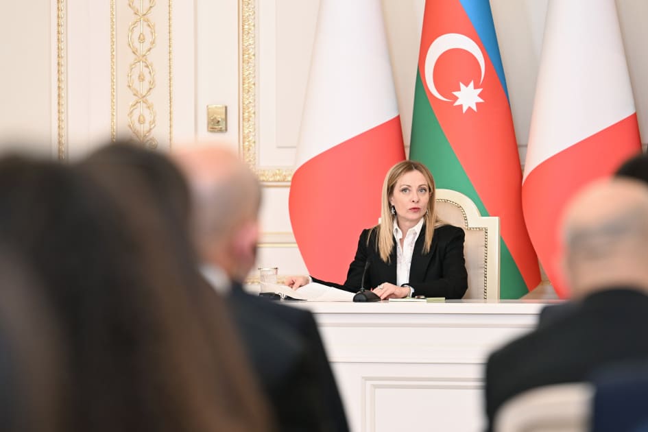 Cirocia Meloni: Əminəm ki, İtaliya ilə Azərbaycan arasındakı dostluq əlaqələri bundan sonra daha da inkişaf edəcək
