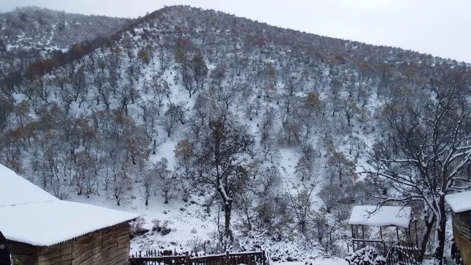 Azərbaycanın bəzi ərazilərinə qar yağıb - FAKTİKİ HAVA