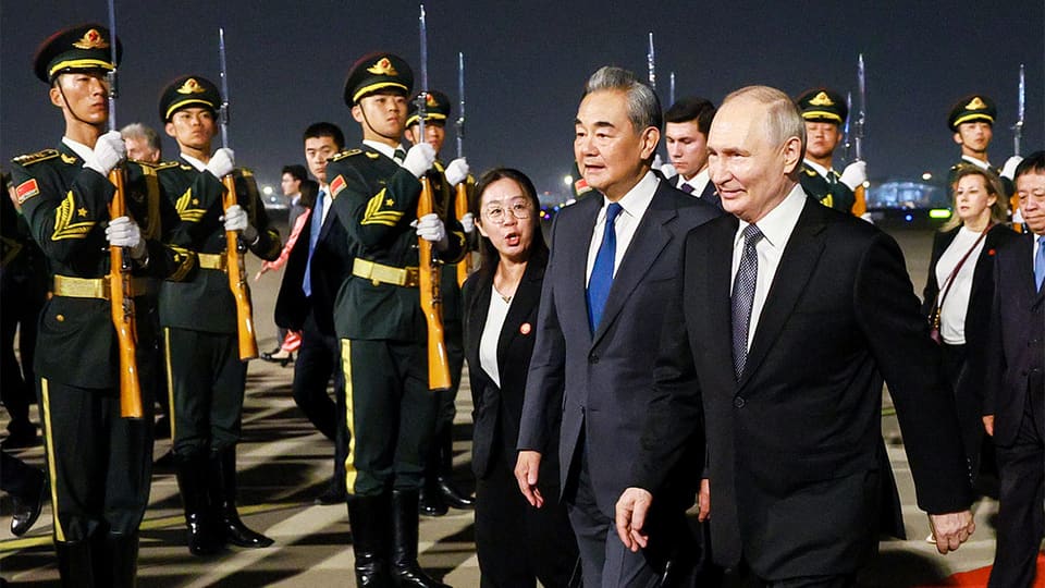 Putin Çinə səfər edib