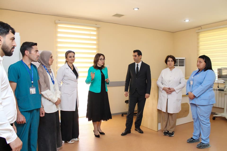 Ucar Rayon Mərkəzi Xəstəxanasında yeni Hemodializ şöbəsinin açılışı olub