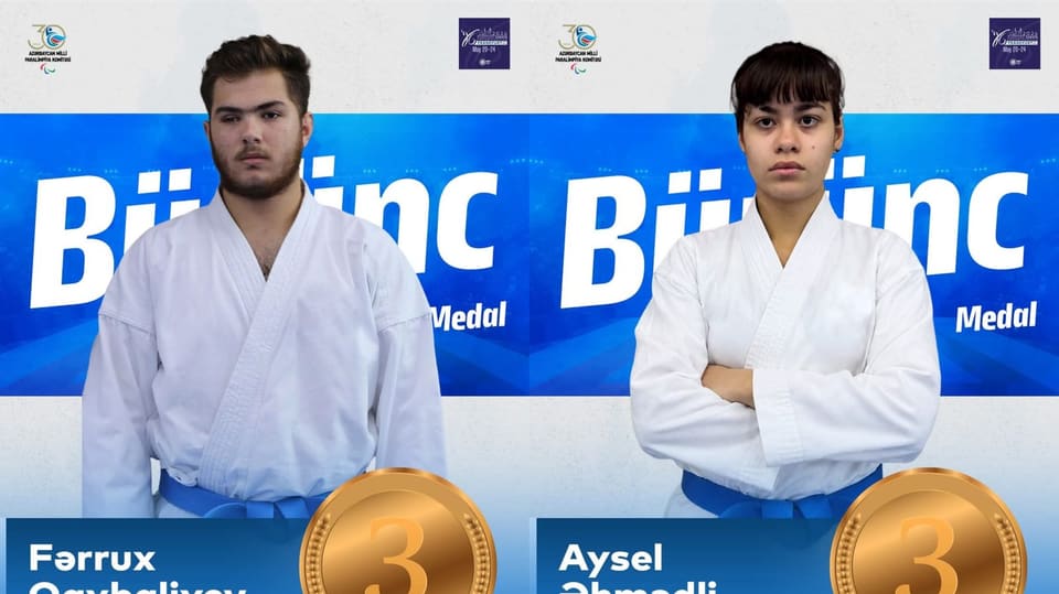 Azərbaycan parakarateçiləri Avropa çempionatına medallarla başladı