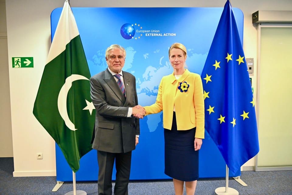 Pakistan XİN rəhbəri Kaya Kallasla qlobal təhlükəsizlik məsələlərini müzakirə edib