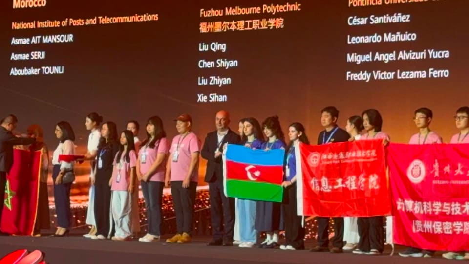 UFAZ tələbələri Huawei şirkətinin iki beynəlxalq mükafatını qazanıblar