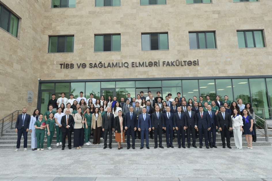 Səhiyyə naziri ilə elm və təhsil naziri Qarabağ Universitetində olublar - Fotolar