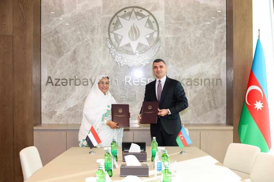 Azərbaycan və Sudan mərkəzi bankları arasında əməkdaşlığa dair Anlaşma Memorandumu imzalanıb