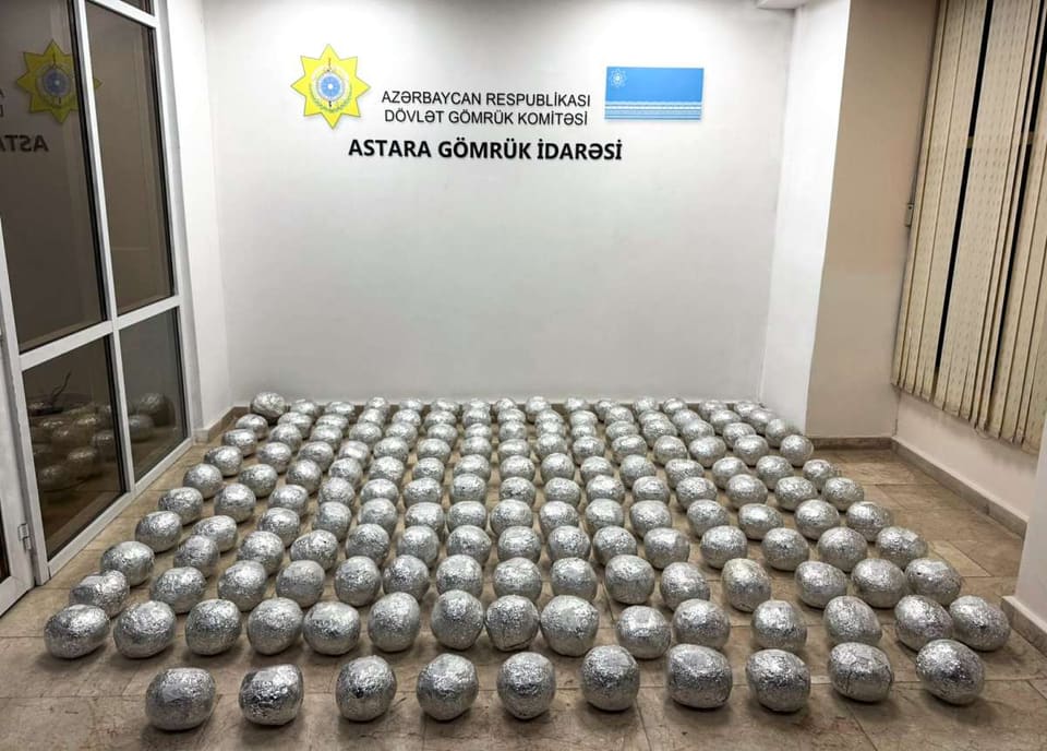 “Gül kələmi” yükündə külli miqdarda narkotik vasitə aşkar edilib