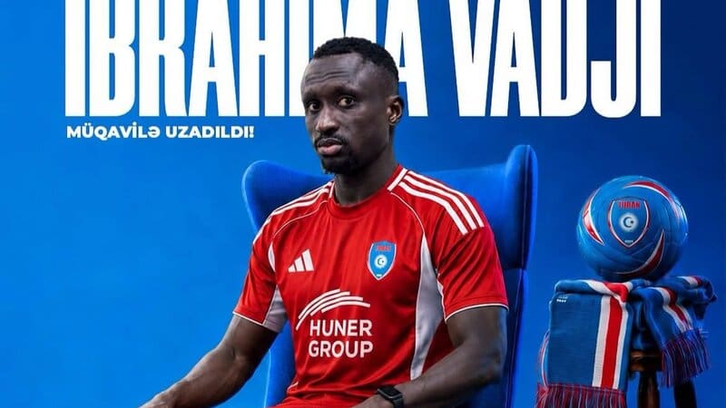 "Turan Tovuz" İbrahima Vadji ilə müqavilə yenilədi