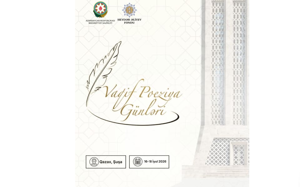 Vaqif Poeziya Günləri keçiriləcək