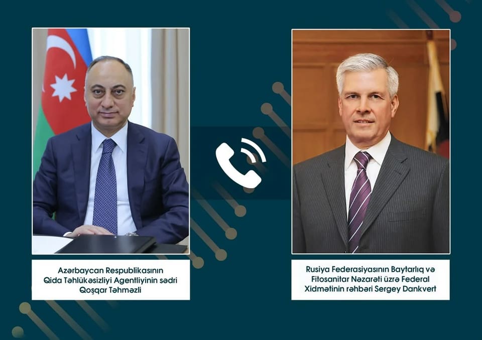 Azərbaycan və Rusiya arasında fitosanitar nəzarət sahəsində əməkdaşlıq müzakirə olunub