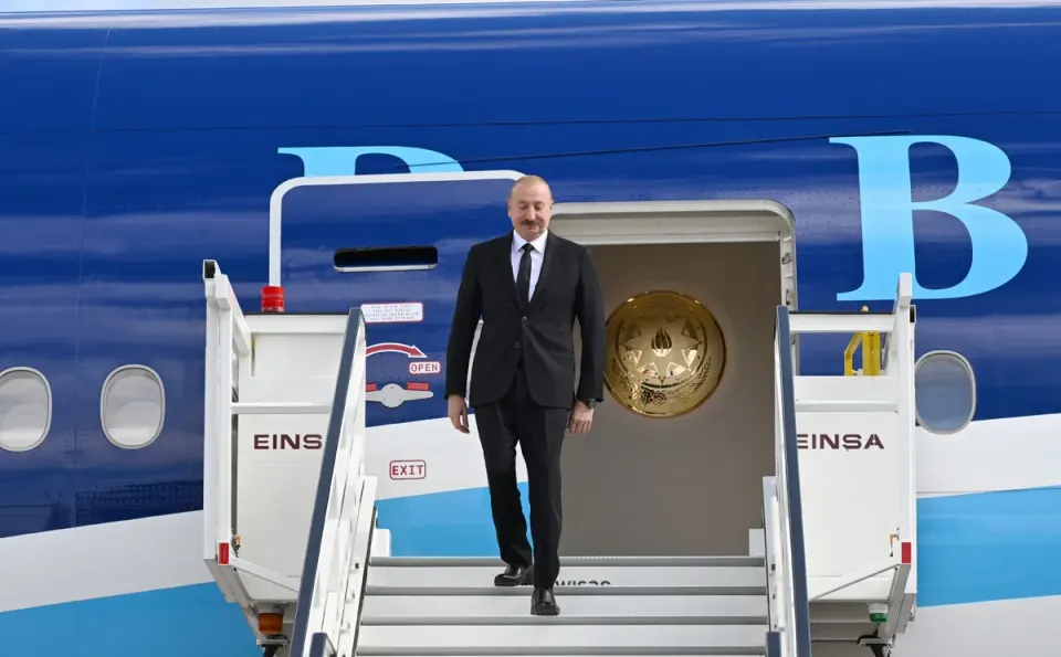 Prezident İlham Əliyev Almaniyaya rəsmi səfərə gəlib