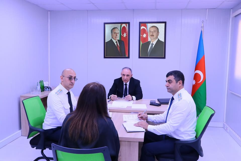 Baş prokuror Kəlbəcər rayonunda vətəndaşları qəbul edib