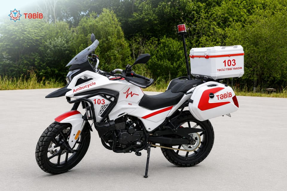 TƏBİB təcili tibbi yardımda yeni “Ambucycle” xidmət modelinin tətbiqinə başlayır