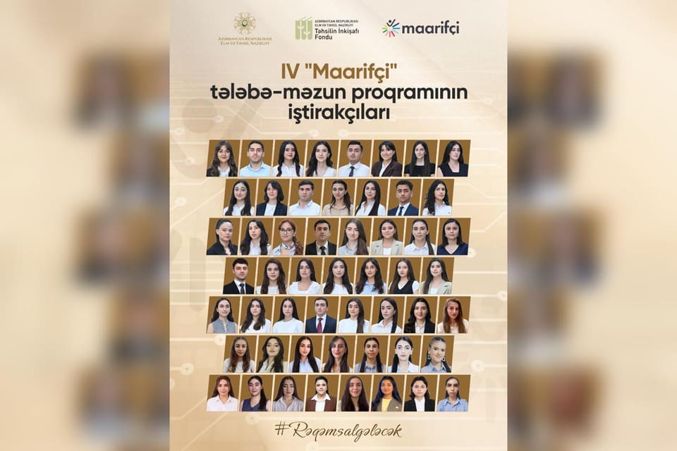 IV “Maarifçi” tələbə-məzun proqramının iştirakçıları ilə görüş keçirilib