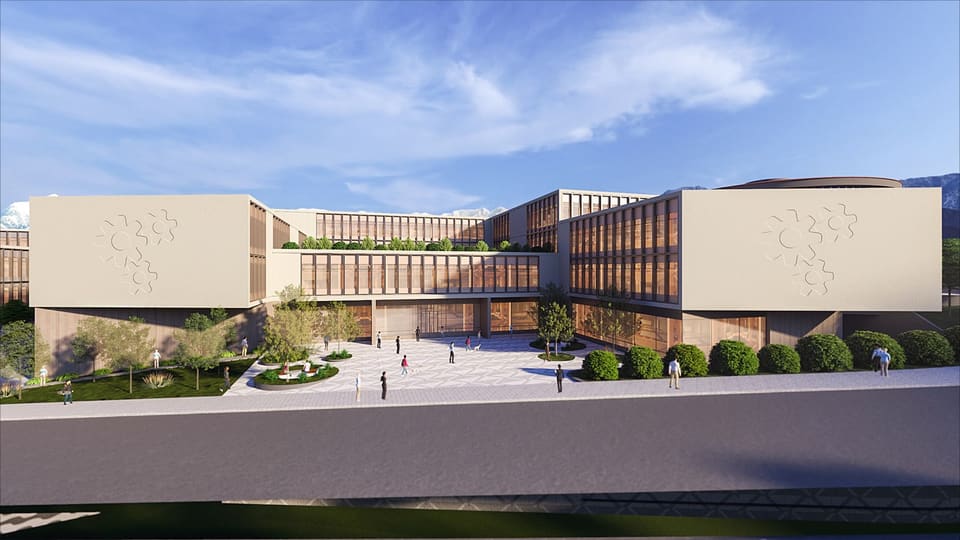 Qarabağ Universitetinin Mühəndislik fakültəsinin binası belə görünəcək - FOTO