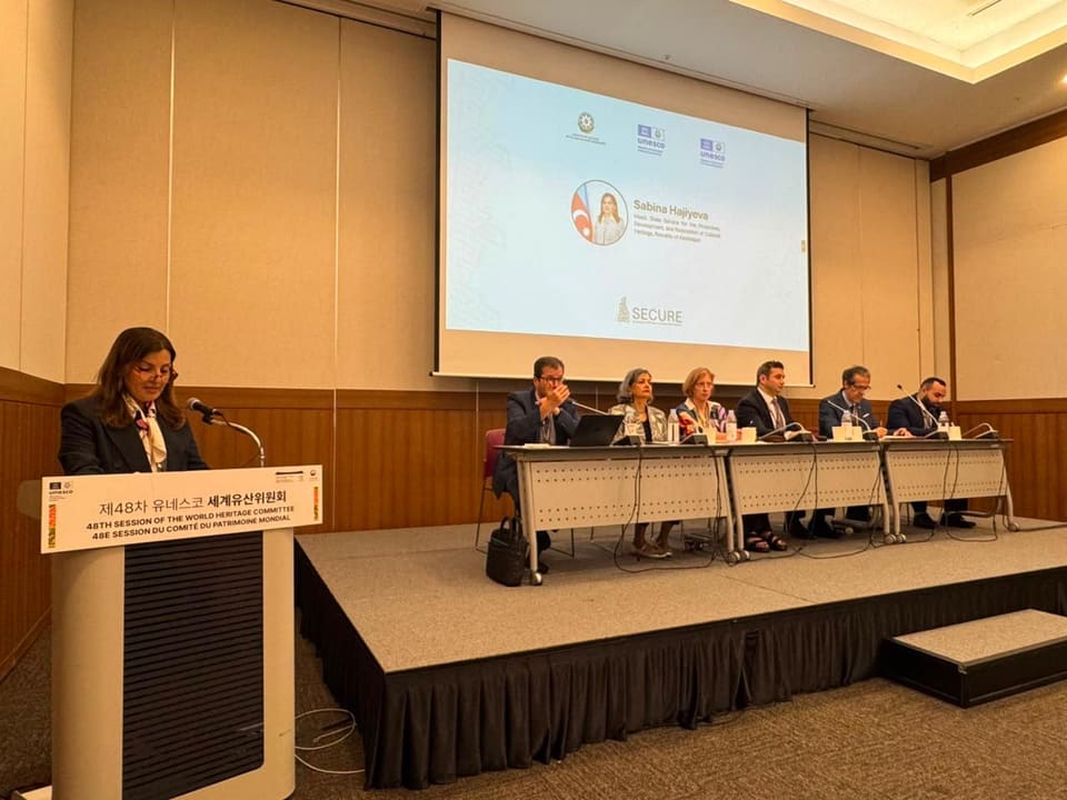Azərbaycanın SECURE modeli UNESCO-nun Ümumdünya İrs Komitəsində təqdim olunub