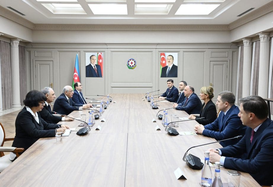 Azerbaijani PM Ali Asadov Meets Georgia's Prosecutor General Giorgi Gvarakidze