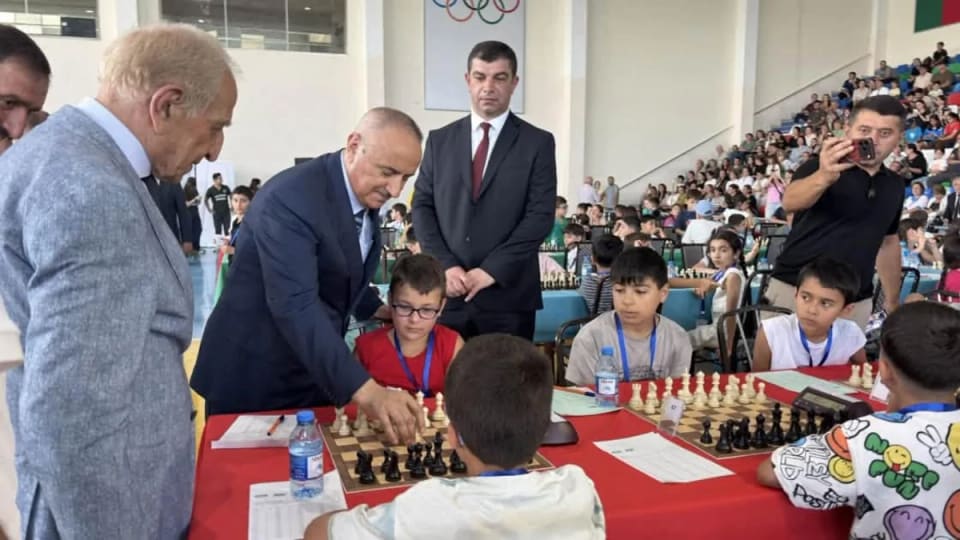 Qusarda gənc şahmatçıların Respublika Olimpiadası start götürüb