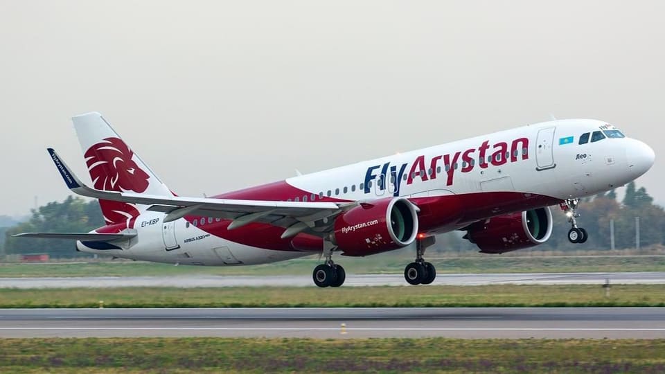 FlyArystan plane catches fire during maintenance at Almaty airport