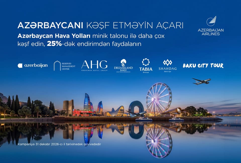 AZAL Turizm İşçiləri Günü münasibətilə sərnişinlərə xüsusi təkliflər təqdim edir