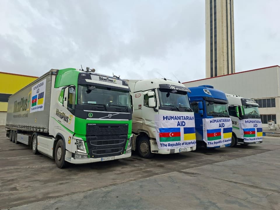 Azerbaijan sends $1.5 million in energy equipment to Ukraine