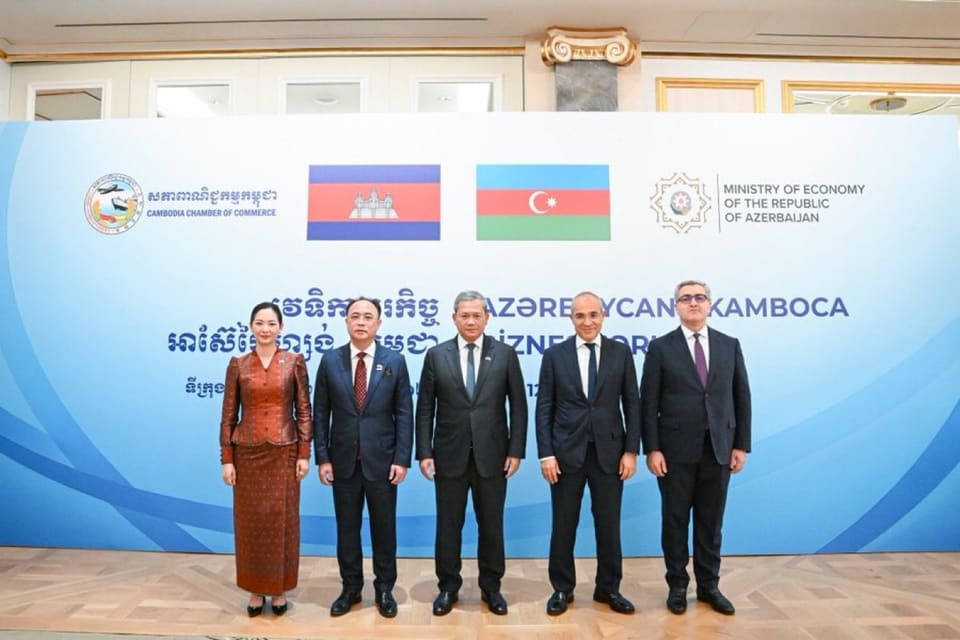Azərbaycan və Kamboca arasında iqtisadi əməkdaşlıq imkanları müzakirə olunub