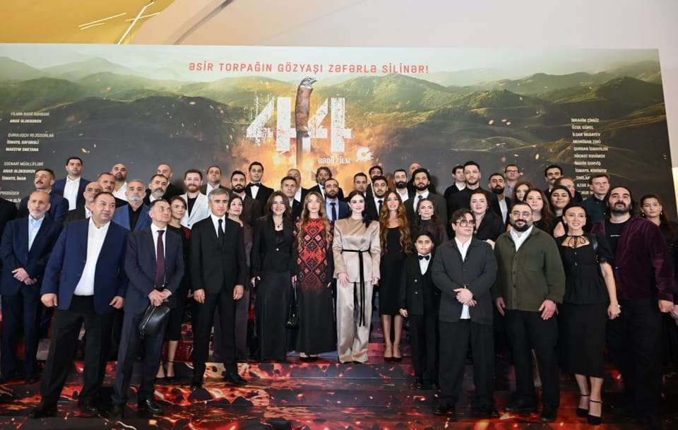 Azərbaycanın nəhəng kinematoqrafiya layihələrindən birinin – “44” bədii filminin premyerası olub