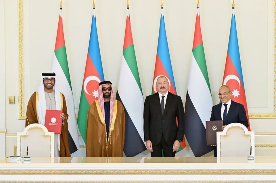 Azerbaijan and UAE sign six documents