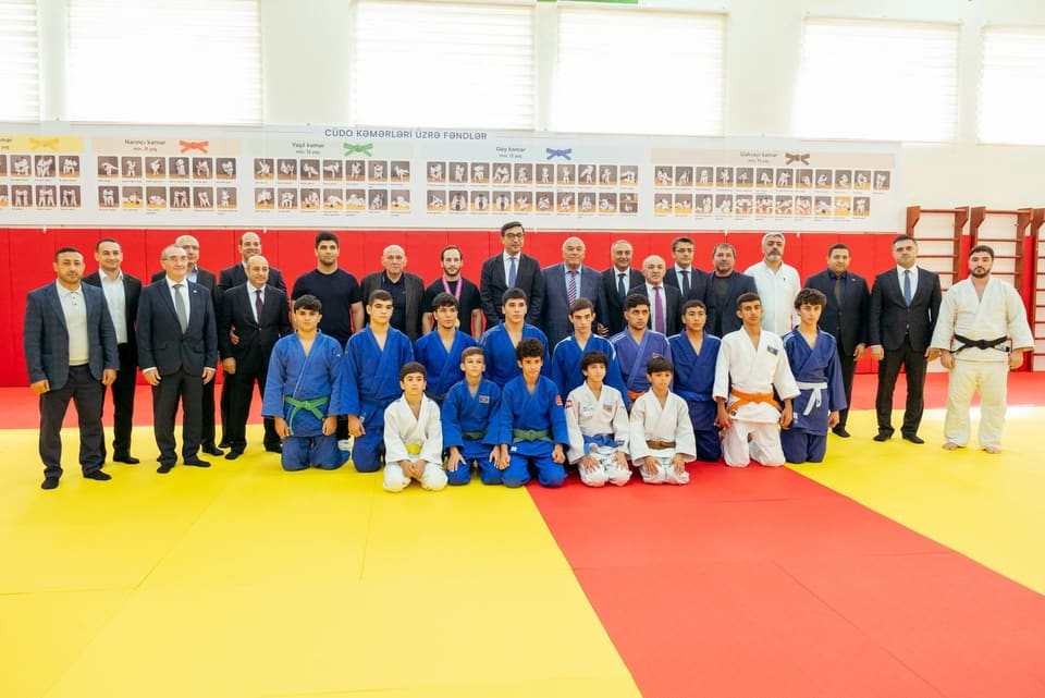 Bakıda Respublika Olimpiya İdman Liseyinin cüdo zalı yenilənib