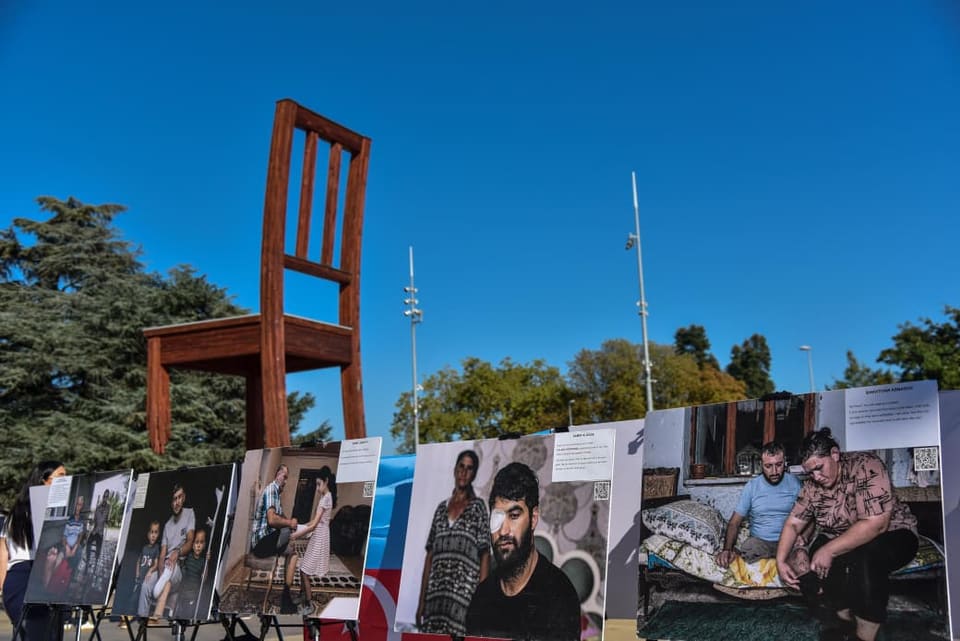 Cenevrədə Ermənistanın Azərbaycana qarşı mina müharibəsinə dair ekspozisiya açılıb