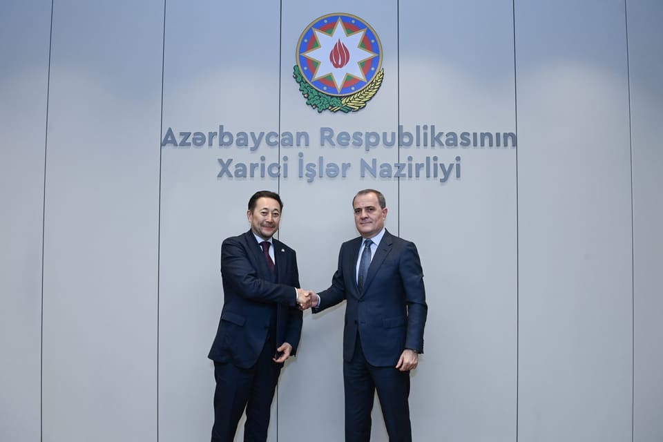 Ceyhun Bayramov AQEM-in Baş katibi ilə görüşüb