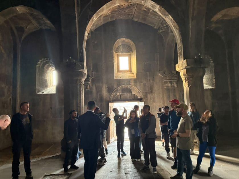 Dünya səyyahları Gəncəsər Monastır Kompleksini ziyarət ediblər