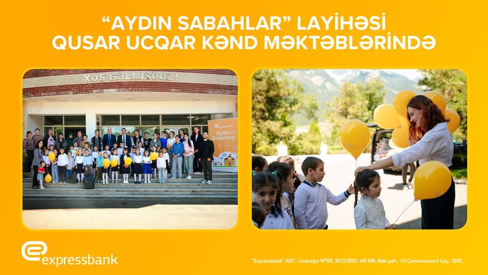Expressbank Qusarın bütün ucqar kəndlərində birinciləri sevindirib
