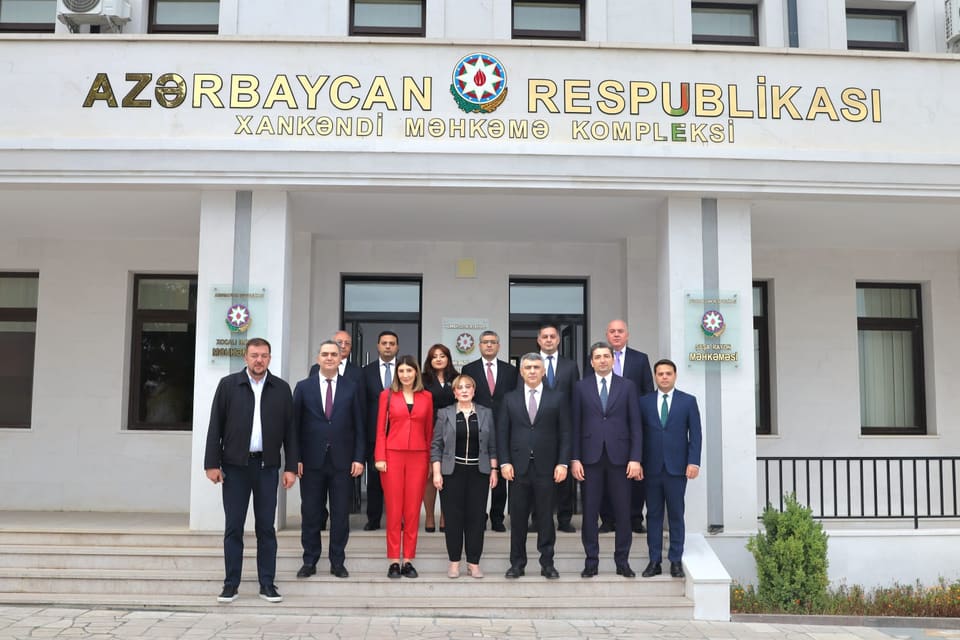 President of Supreme Court of Georgia visits Khankendi Court Complex
