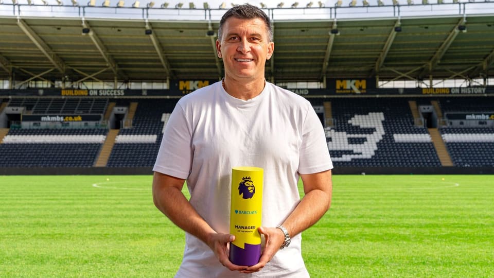 Hull City manager named Premier League Manager of the Month for August