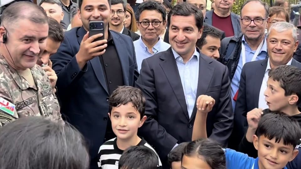 Children meet with foreign diplomats in Shusha - VIDEO