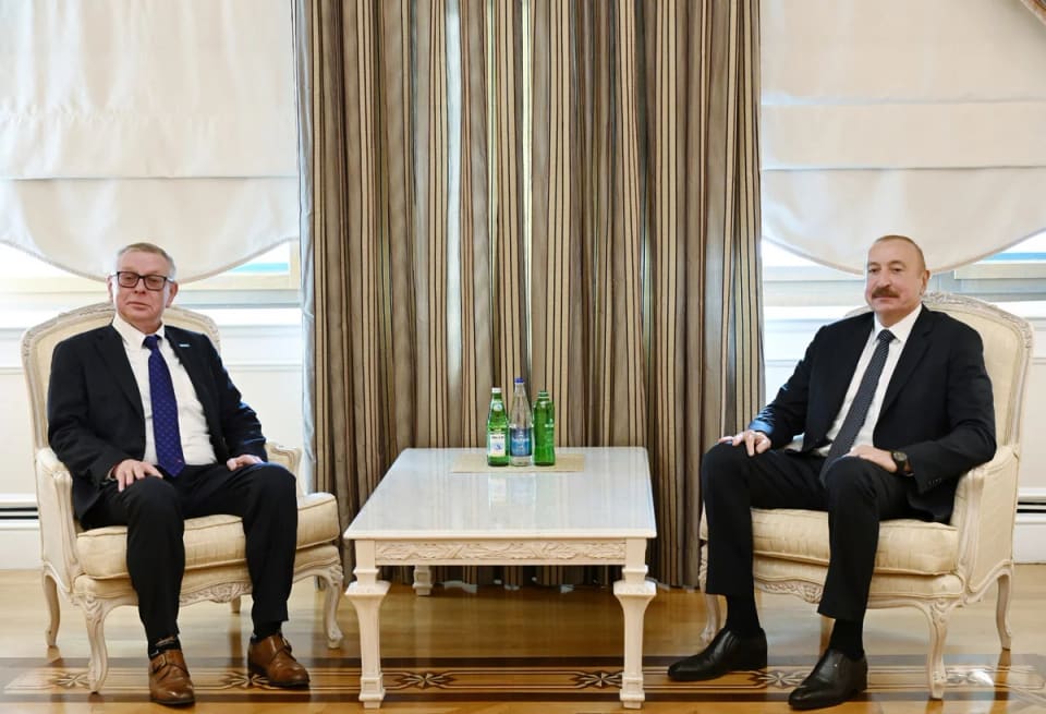 İlham Əliyev BMT-nin Terrorçuluqla Mübarizə İdarəsinin nümayəndəsi Aleksandr Zuyevi qəbul edib