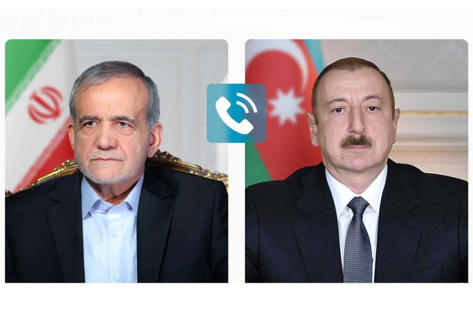 İlham Əliyev Məsud Pezeşkiana zəng edib