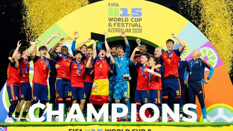 İspaniya millisi U-15 dünya çempionatının qalibi olub