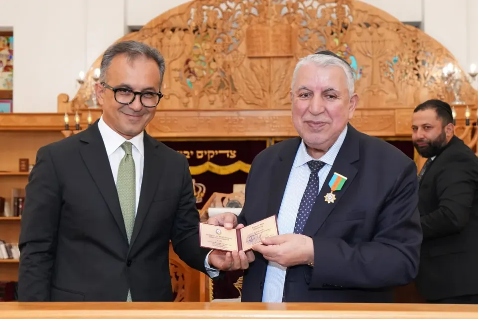 Milikh Yevdayev presented with Order 'For Service to the Fatherland'